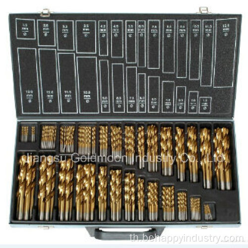 Twist Drill Bit Set พร้อมมาตรฐาน DIN338